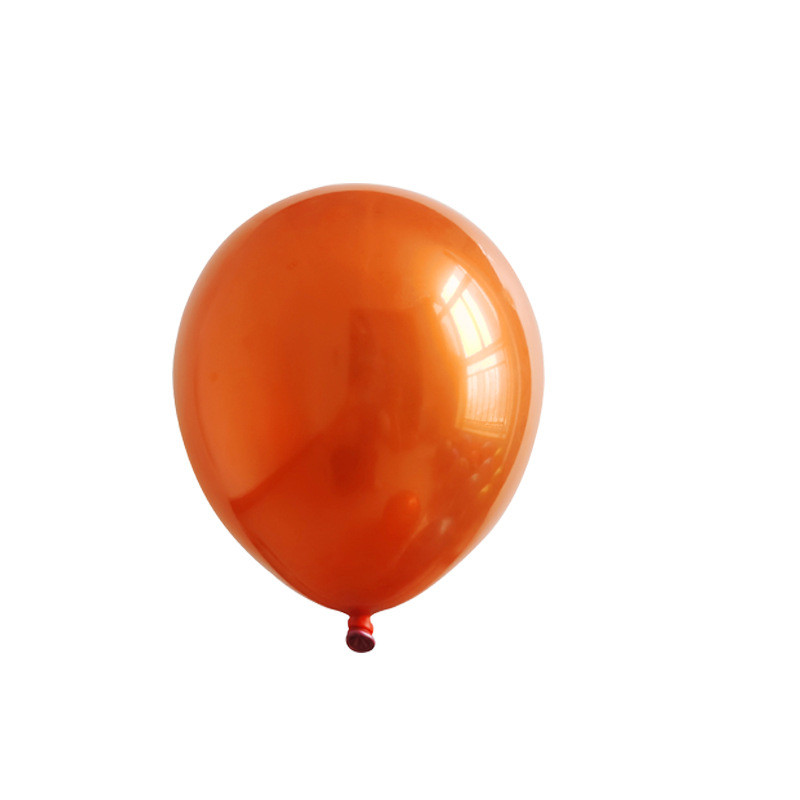 50ct, 12in, Neon Orange Double Layer Latex Balloons