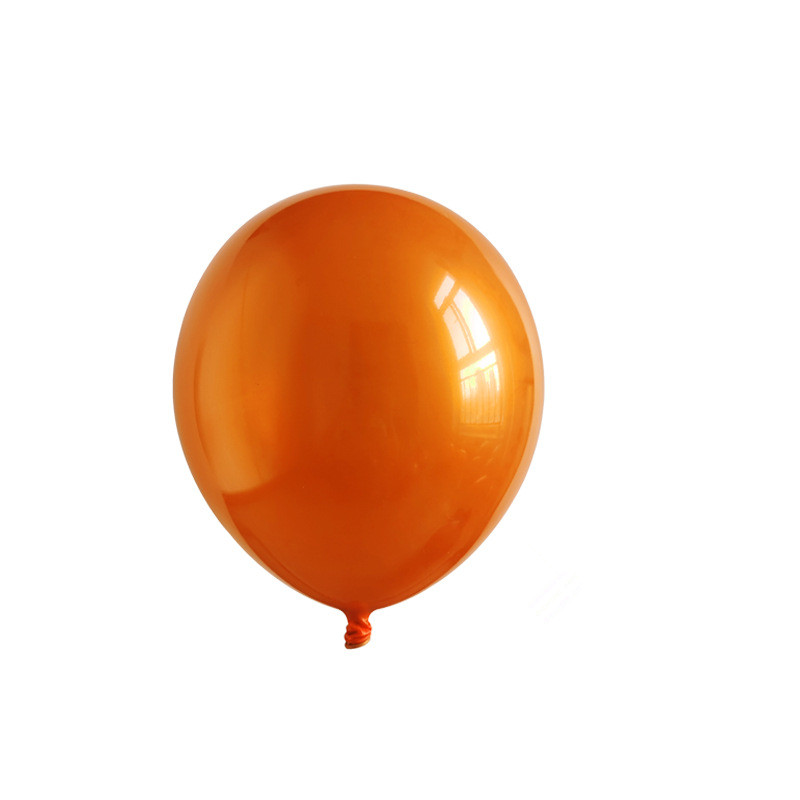 50ct, 12in, Neon Bright Orange Double Layer Latex Balloons