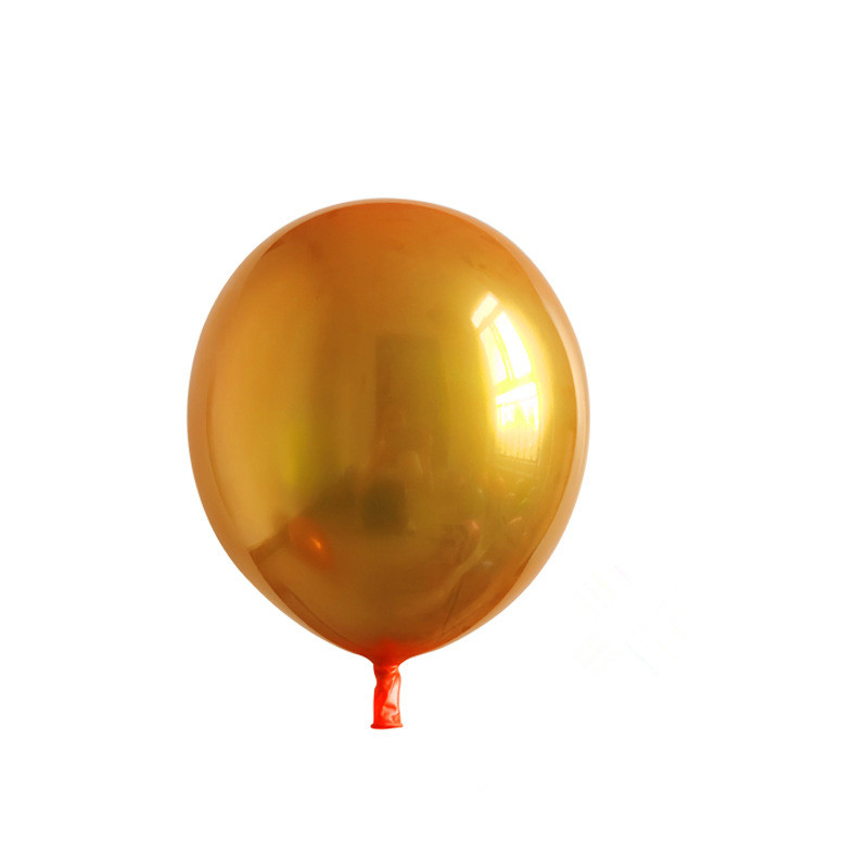 50ct, 12in, Neon Golden Orange Double Layer Latex Balloons