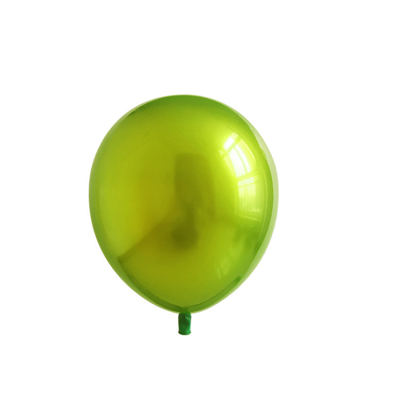 50ct, 12in, Neon Light Green Double Layer Latex Balloons