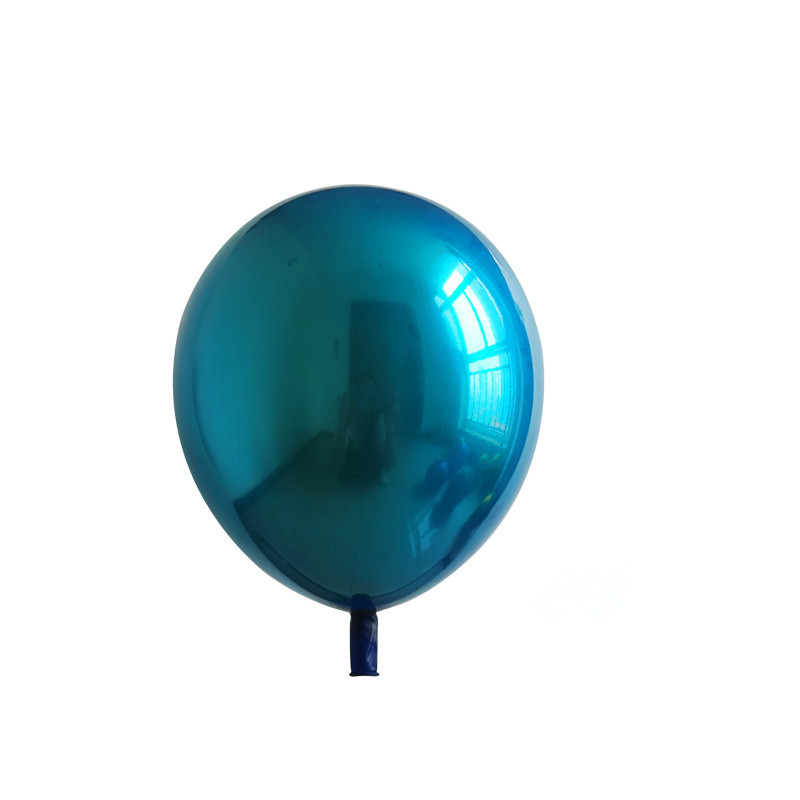50ct, 12in, Neon Light Blue Double Layer Latex Balloons