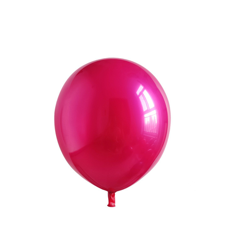 50ct, 12in, Neon Ruby Red Double Layer Latex Balloons