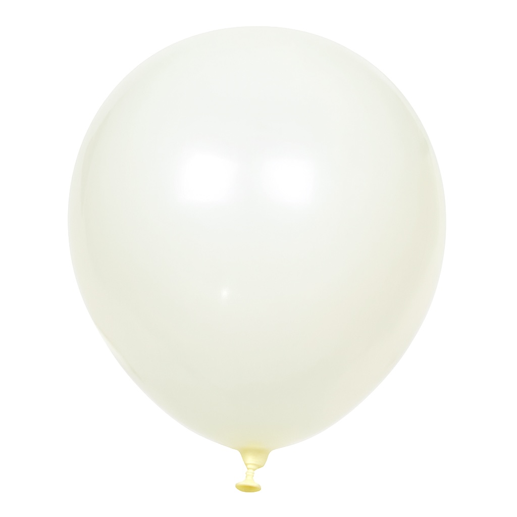 100ct, 12in, Vintage Ivory White Latex Balloons