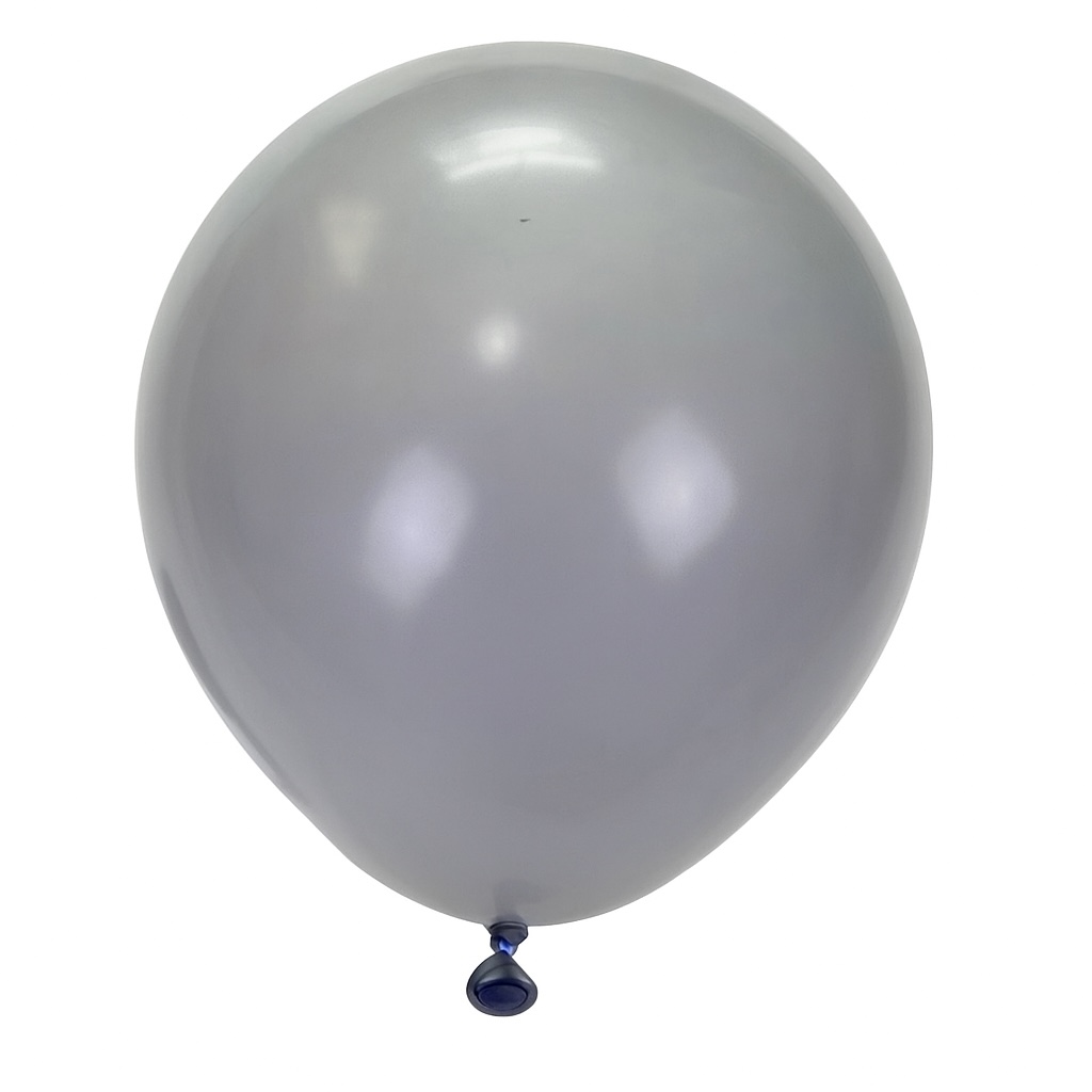 100ct, 12in, Vintage Grey Latex Balloons