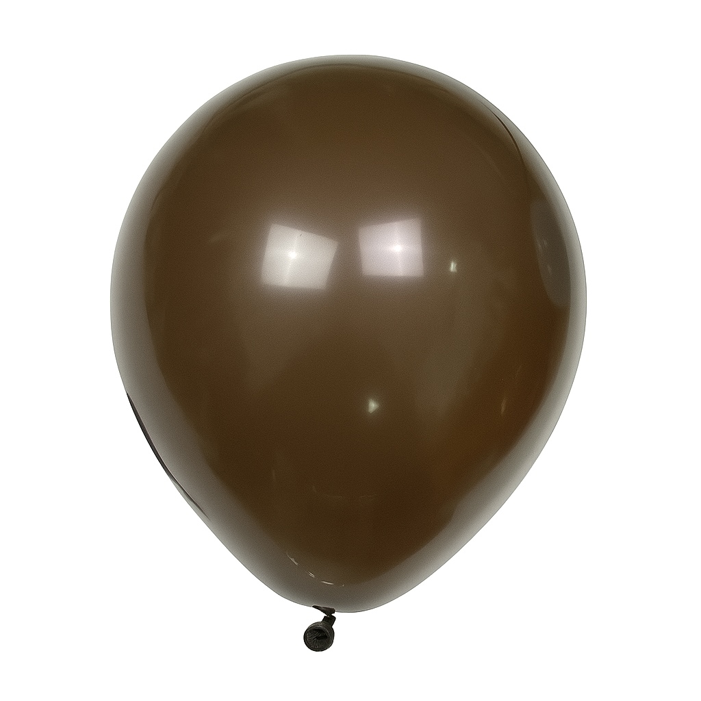100ct, 12in, Vintage Wood Brown Latex Balloons