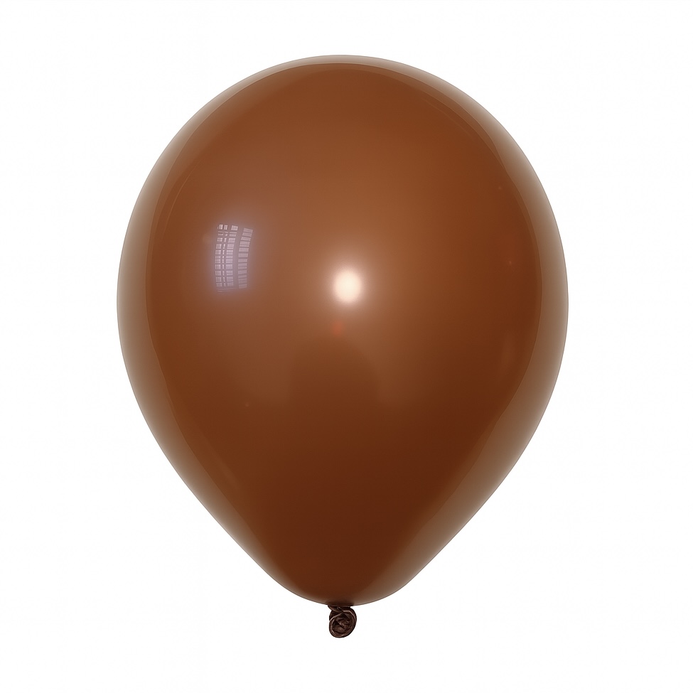 100ct, 12in, Vintage Coffee Latex Balloons