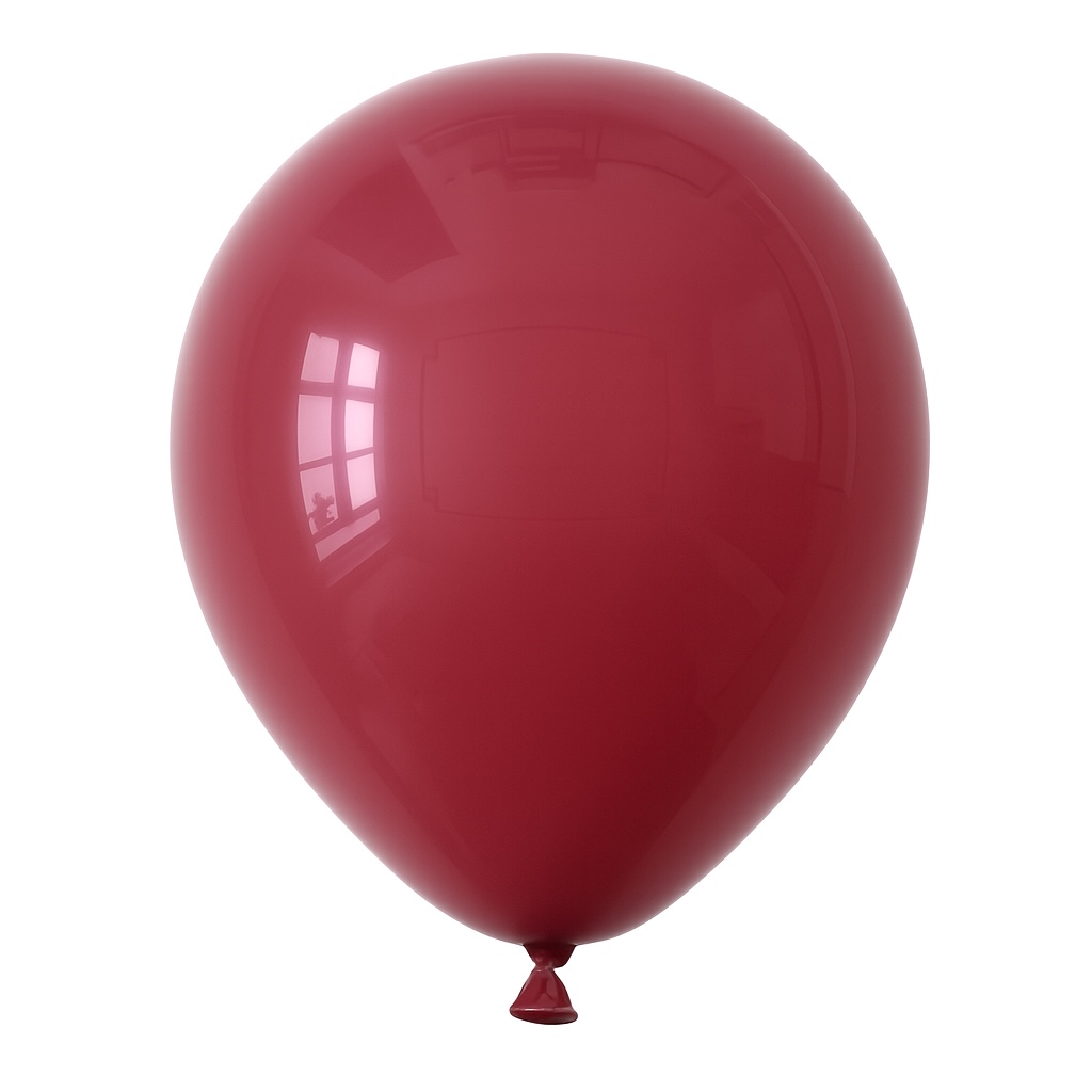 100ct, 12in, Vintage Garnet Latex Balloons
