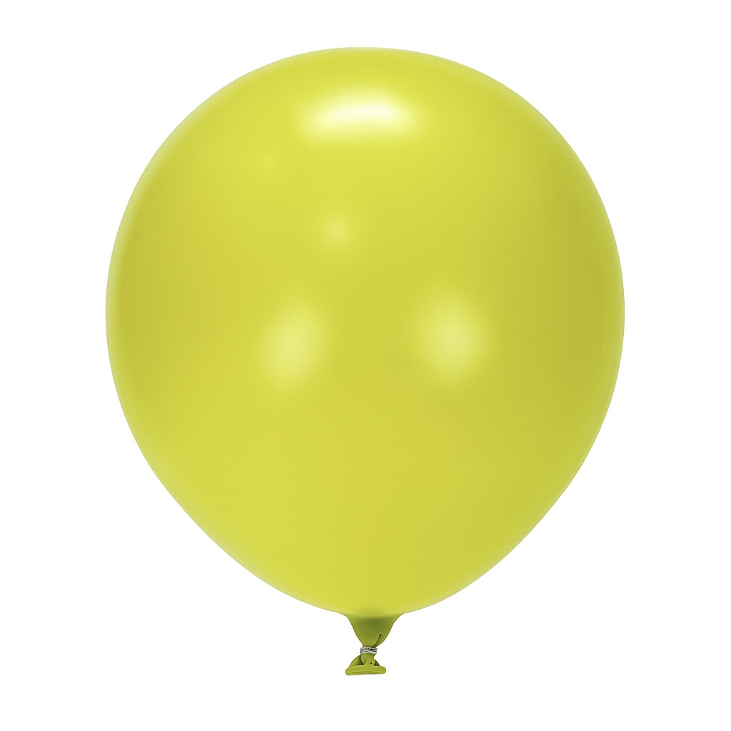 100ct, 12in, Vintage Grass Yellow Latex Balloons