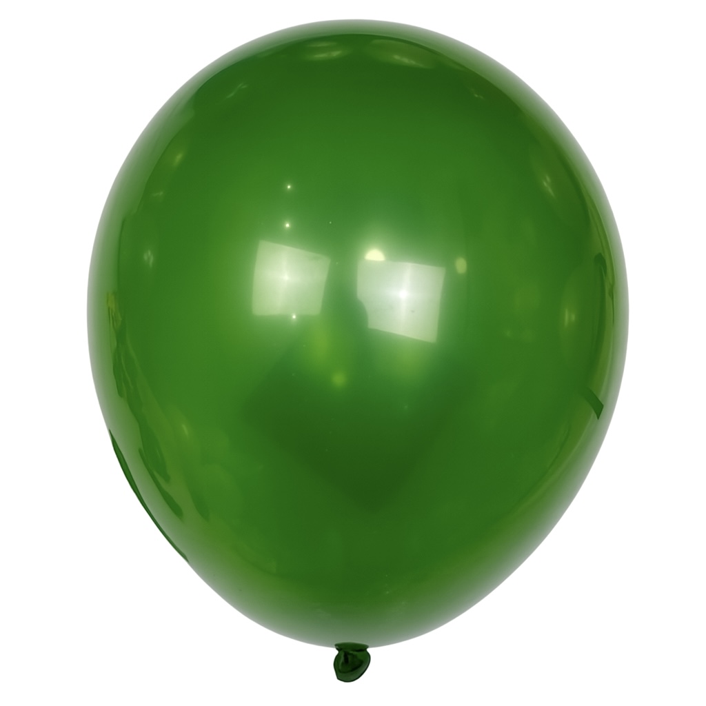 100ct, 12in, Vintage Forest Green Latex Balloons