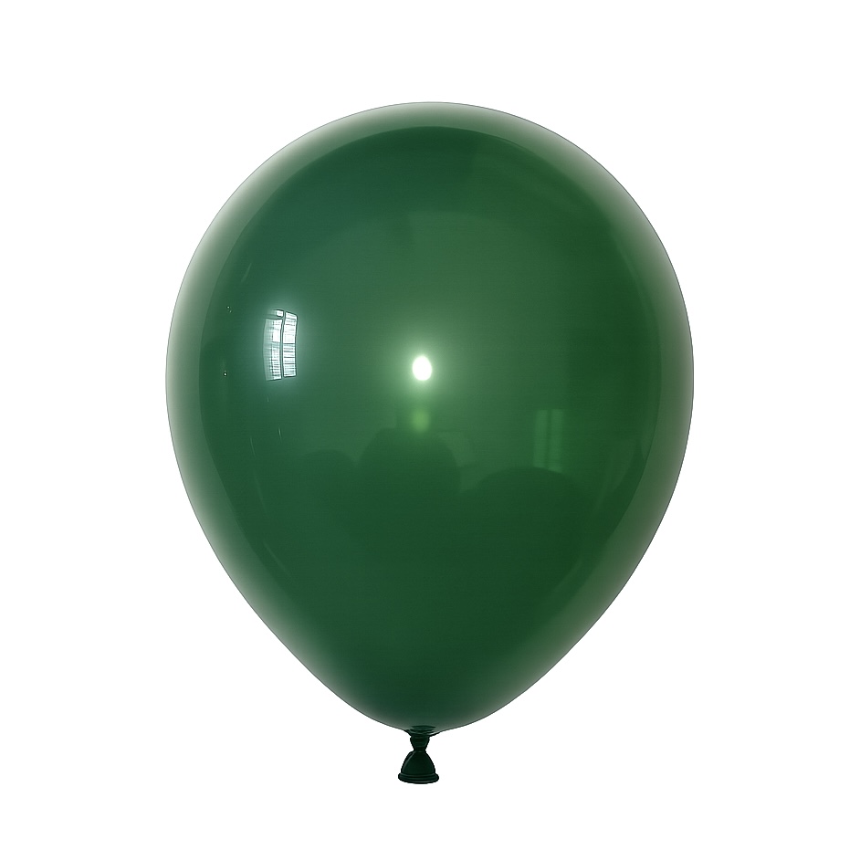 100ct, 12in, Vintage Crystal Black Green Latex Balloons
