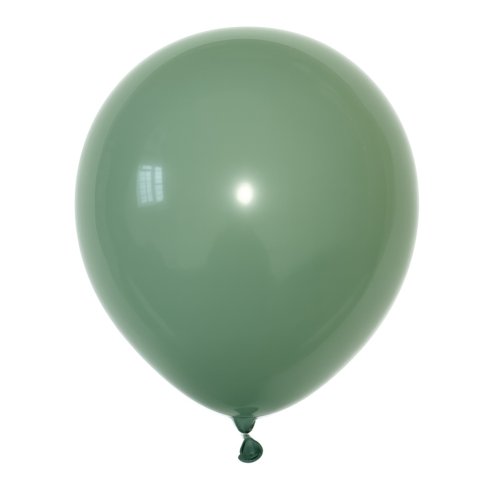 100ct, 12in, Vintage Pea Green Latex Balloons