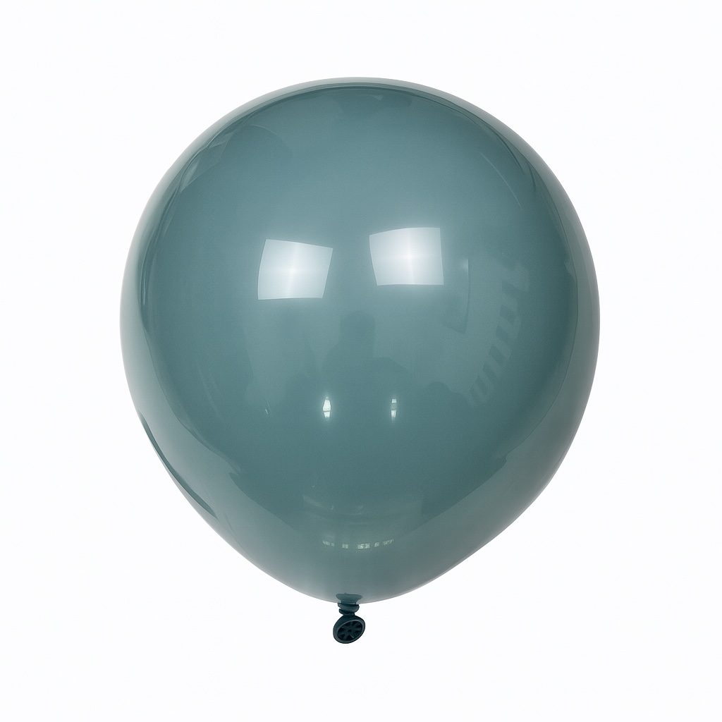 100ct, 12in, Vintage Ocean Blue Latex Balloons