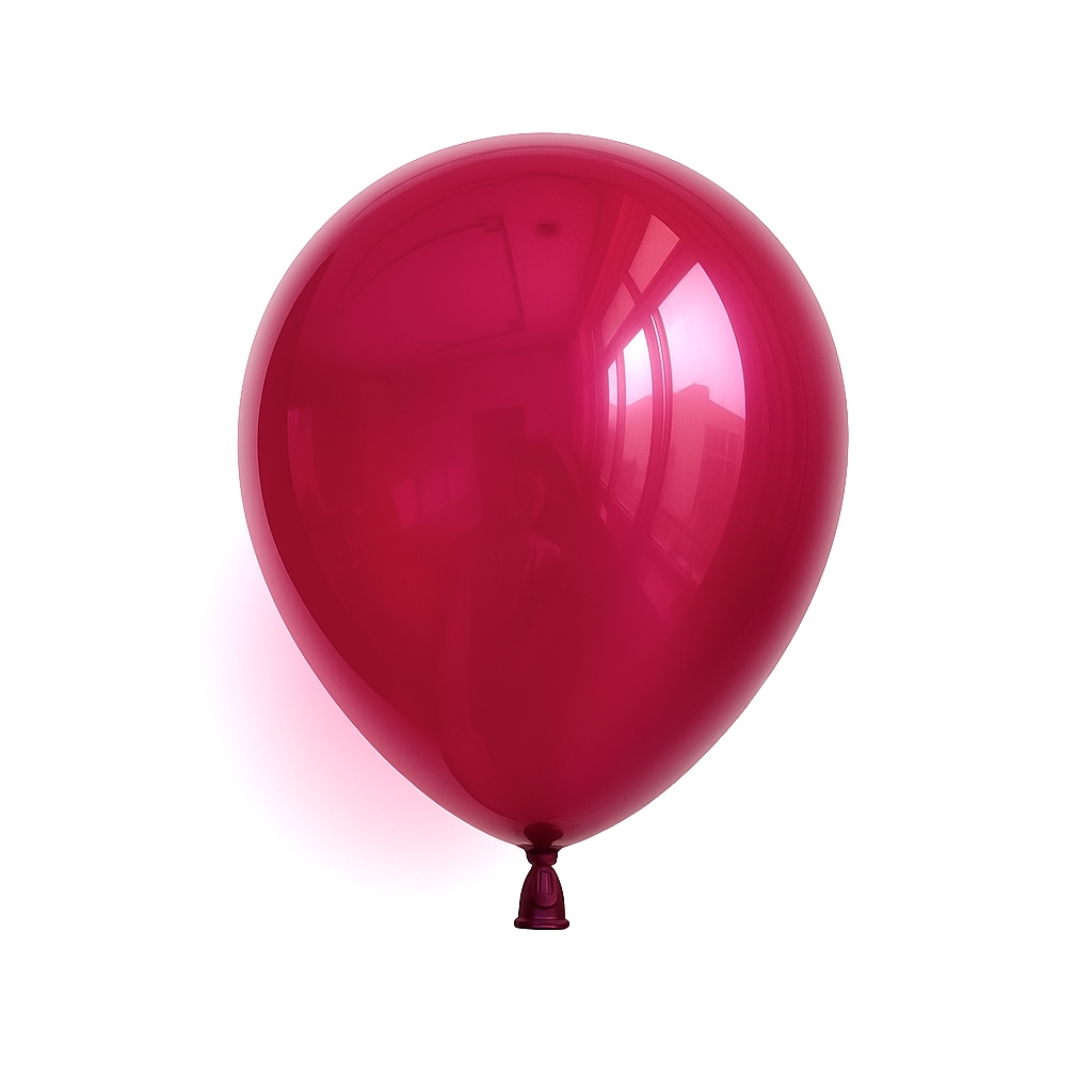 100ct, 12in, Vintage Wine Red Latex Balloons