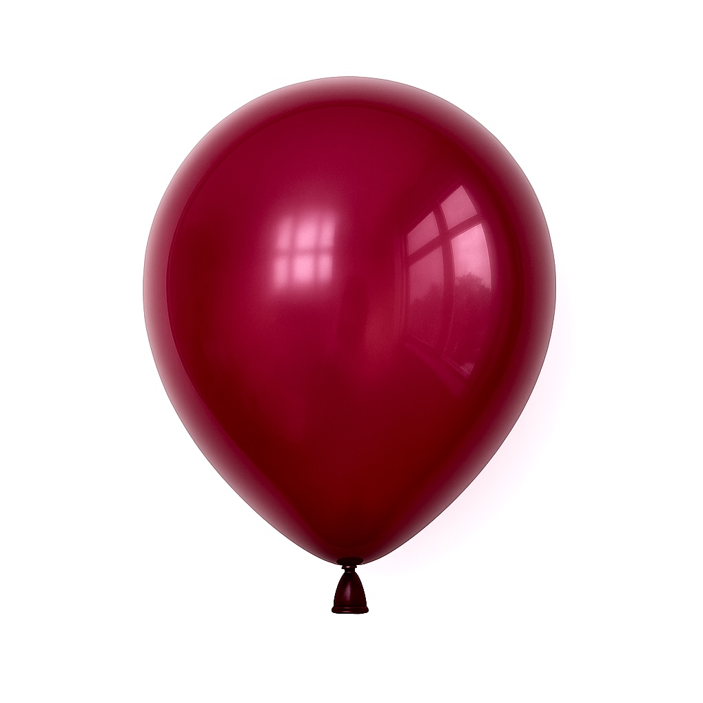 100ct, 12in, Vintage Burgundy Latex Balloons