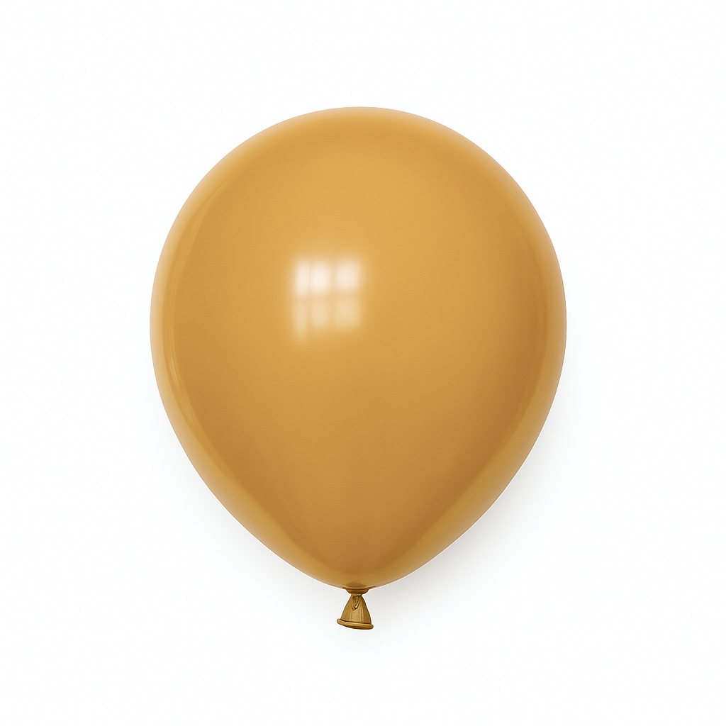 100ct, 12in, Vintage Toffee Latex Balloons