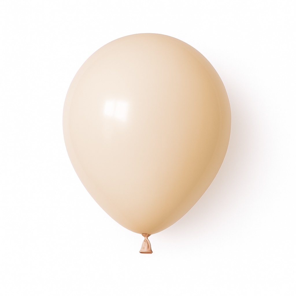 100ct, 12in, Vintage Peach Nude Latex Balloons