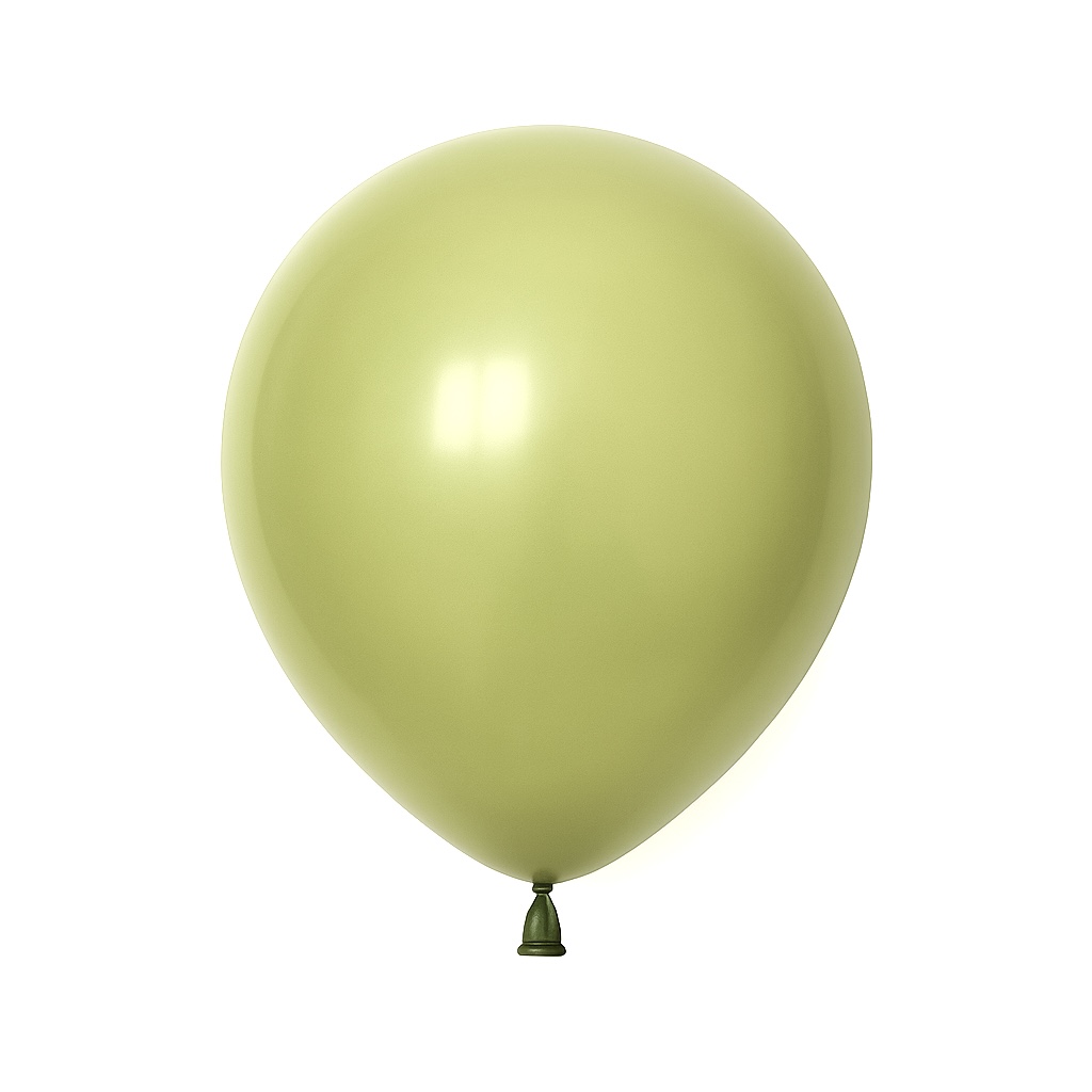 100ct, 12in, Vintage Dusty Moss Latex Balloons