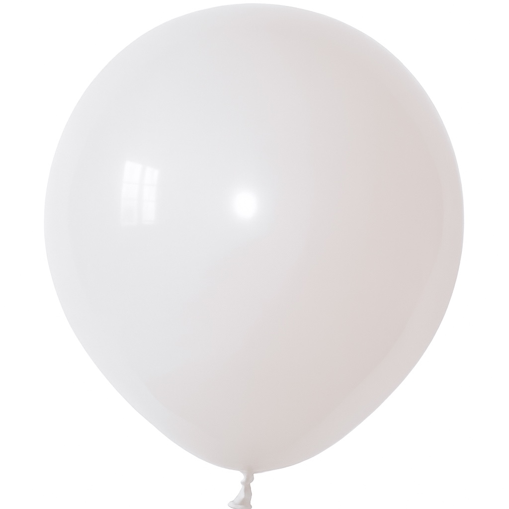 100ct, 12in, Vintage Milky White Latex Balloons