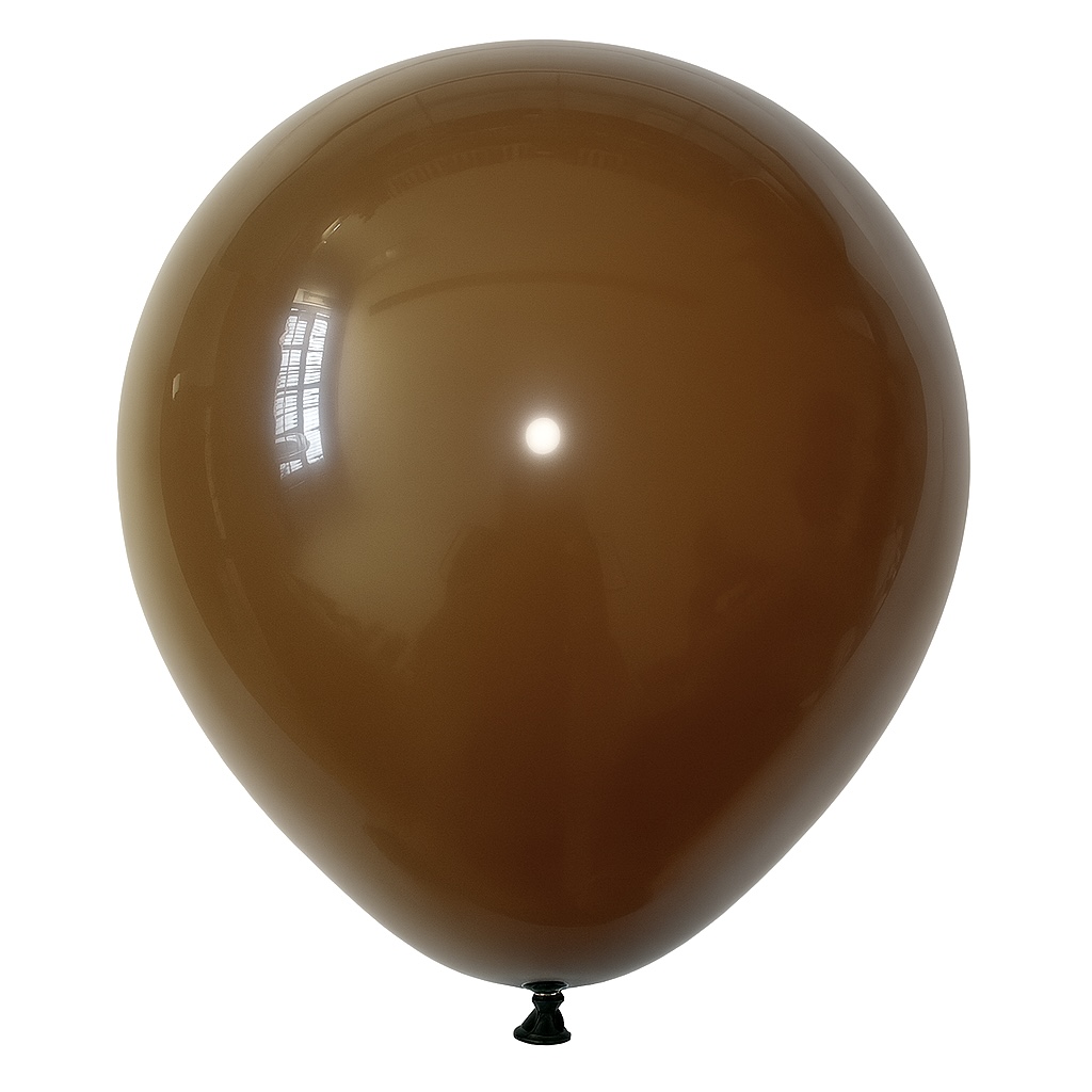 100ct, 12in, Vintage Chocolate Latex Balloons