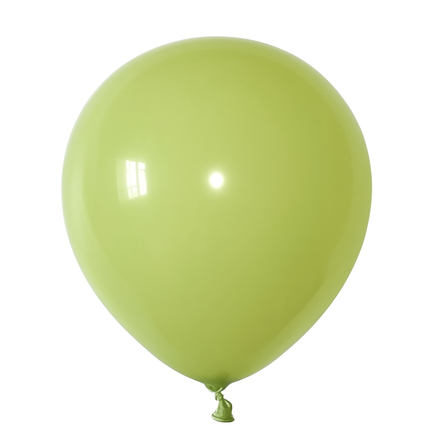 100ct, 12in, Vintage Tender Green Latex Balloons