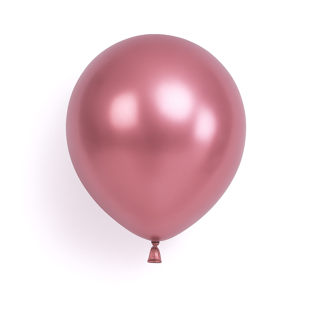 50ct, 12in, Metallic Red Latex Balloons