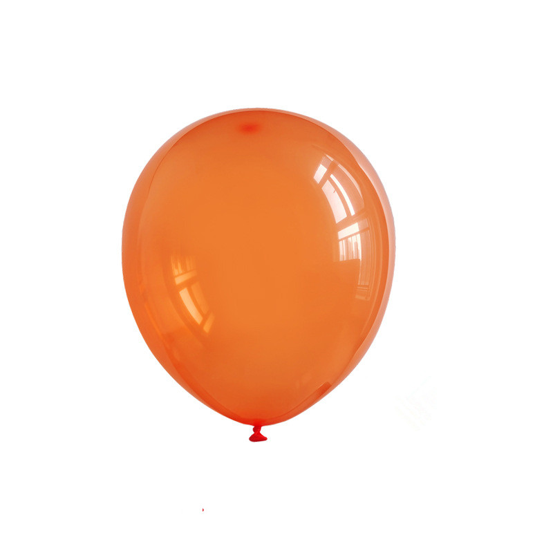 100ct, 12in, Jewel Orange Crystal Latex Balloons