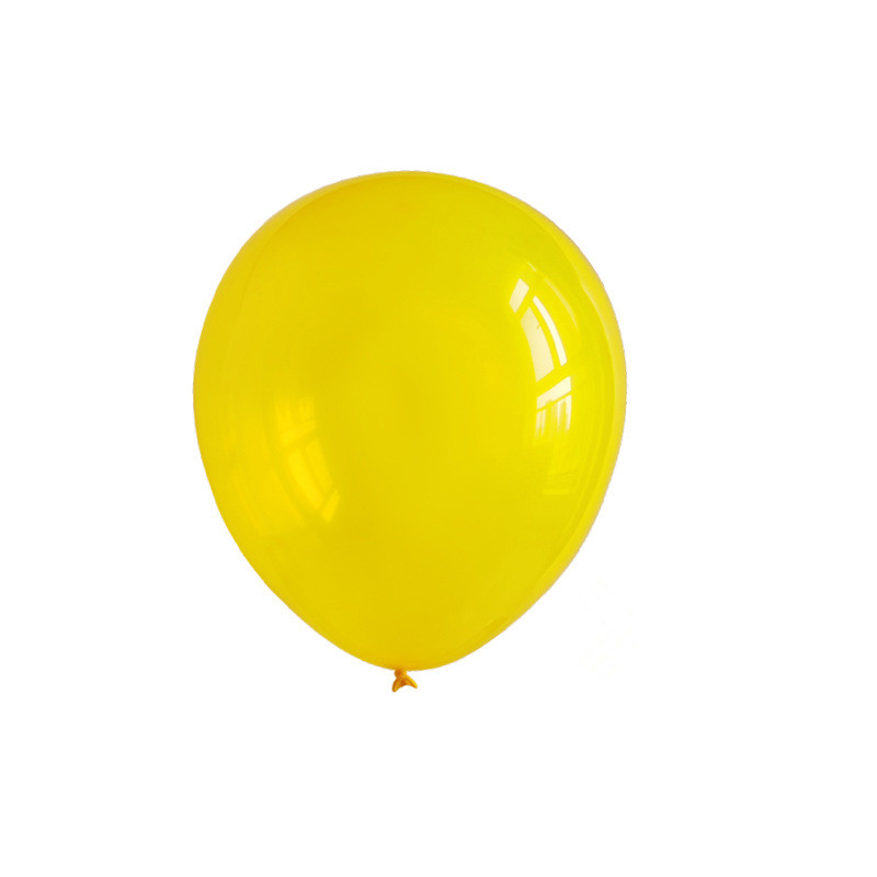 100ct, 12in, Jewel Yellow Crystal Latex Balloons