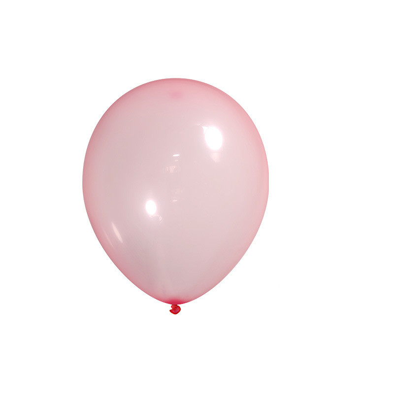 100ct, 12in, Pastel Red Clear Crystal Latex Balloons