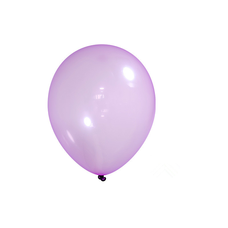 100ct, 12in, Pastel Purple Clear Crystal Latex Balloons