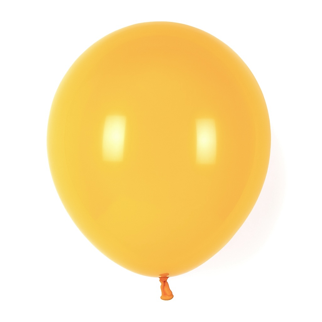 100ct, 12in, Matte Lemon Yellow Latex Balloons
