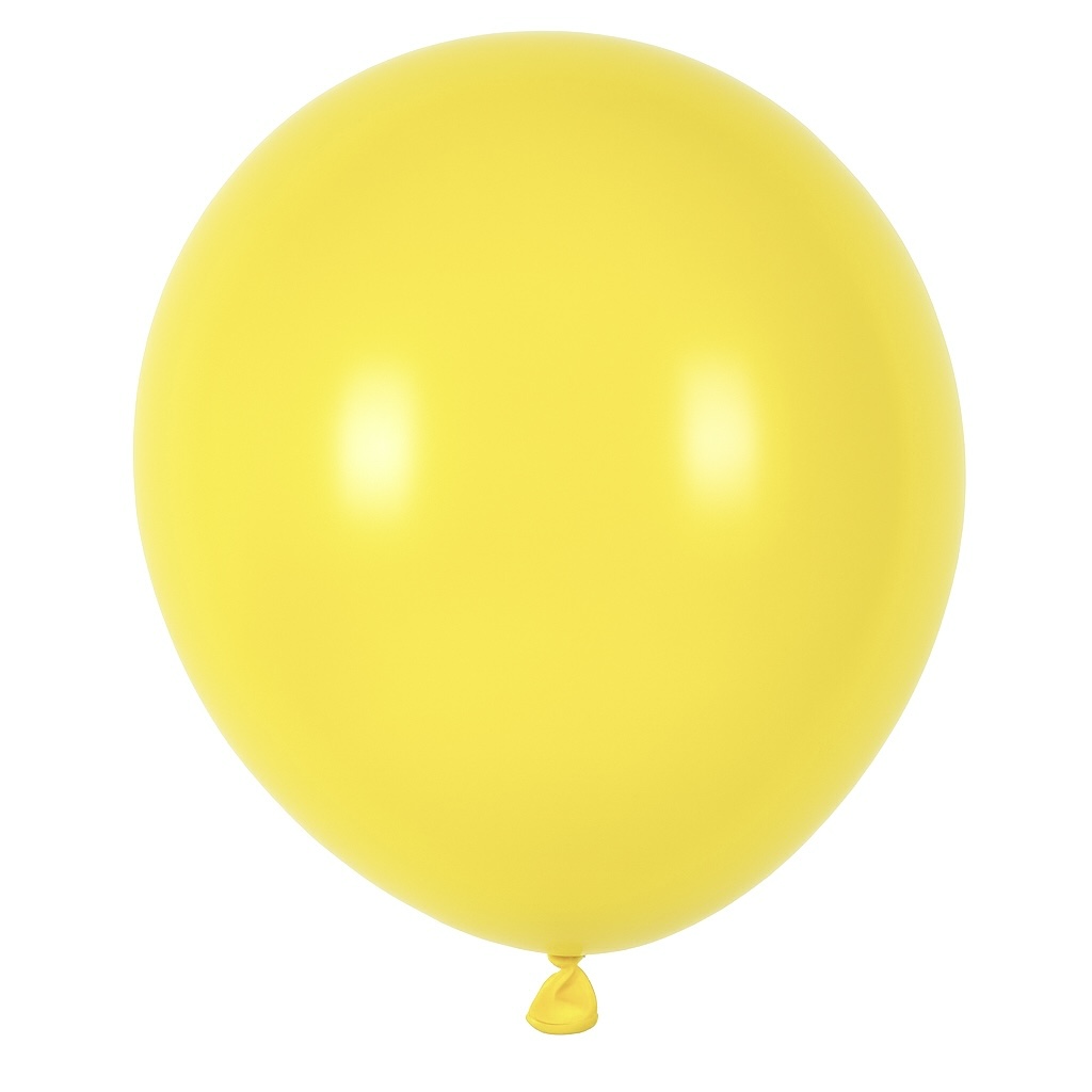 100ct, 12in, Matte Yellow Latex Balloons