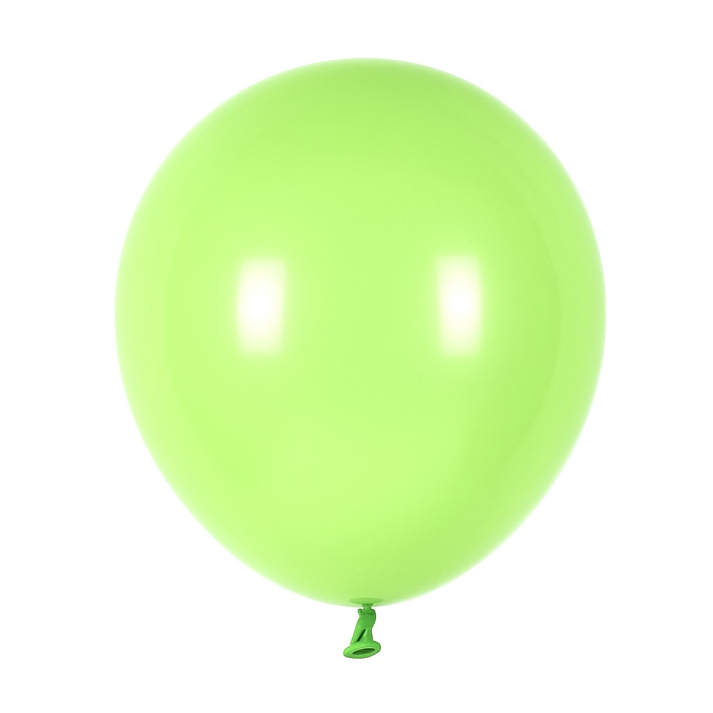 100ct, 12in, Matte Light Green Latex Balloons