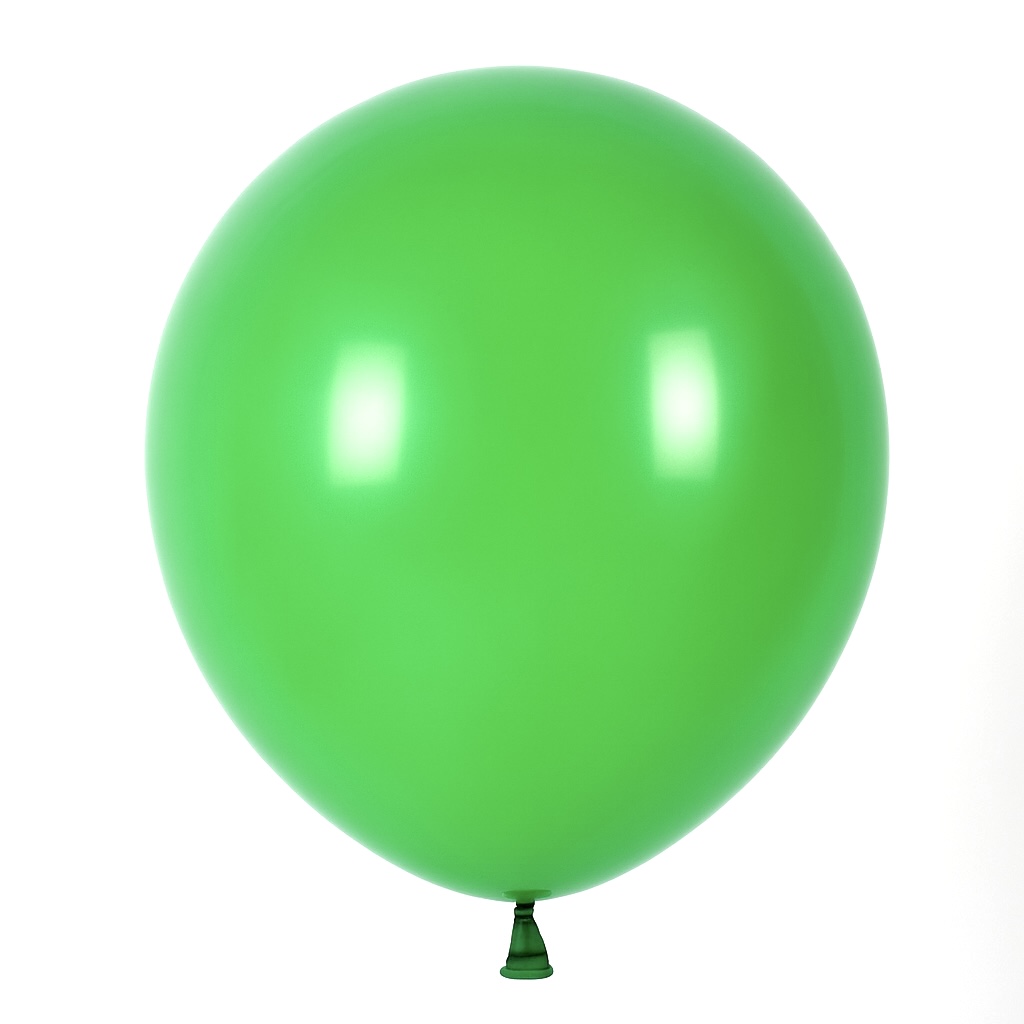 100ct, 12in, Matte Green Latex Balloons