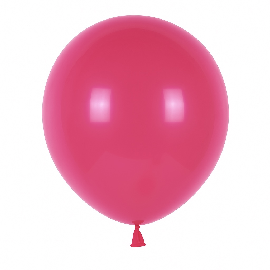 100ct, 12in, Matte Rose Red Latex Balloons