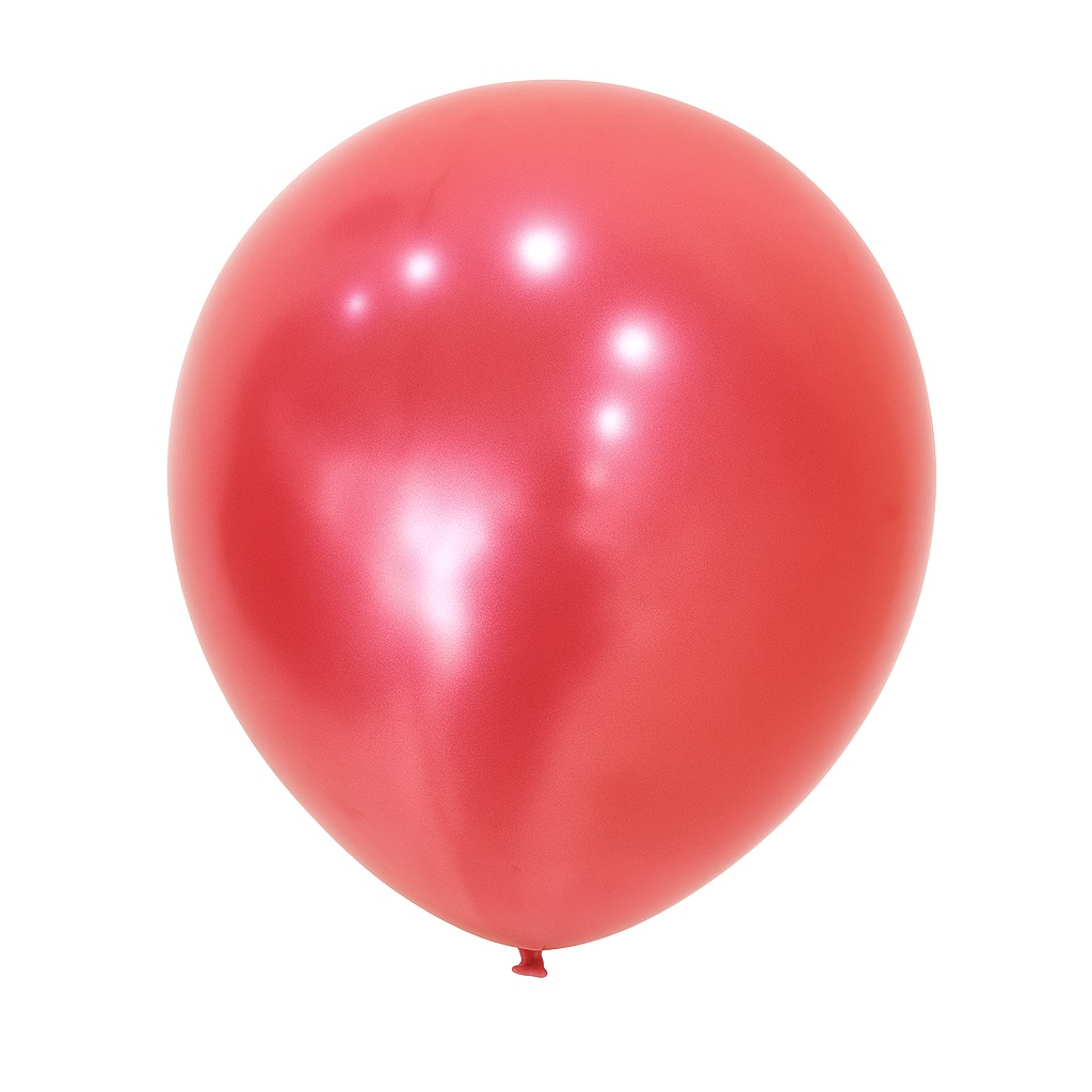 100ct, 12in, Pearl Red Latex Balloons