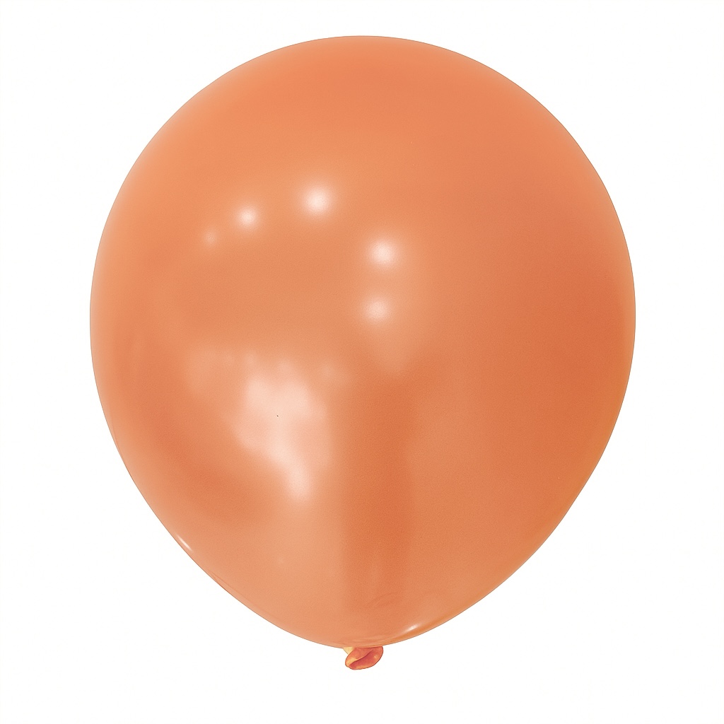 100ct, 12in, Pearl Pink Orange Latex Balloons