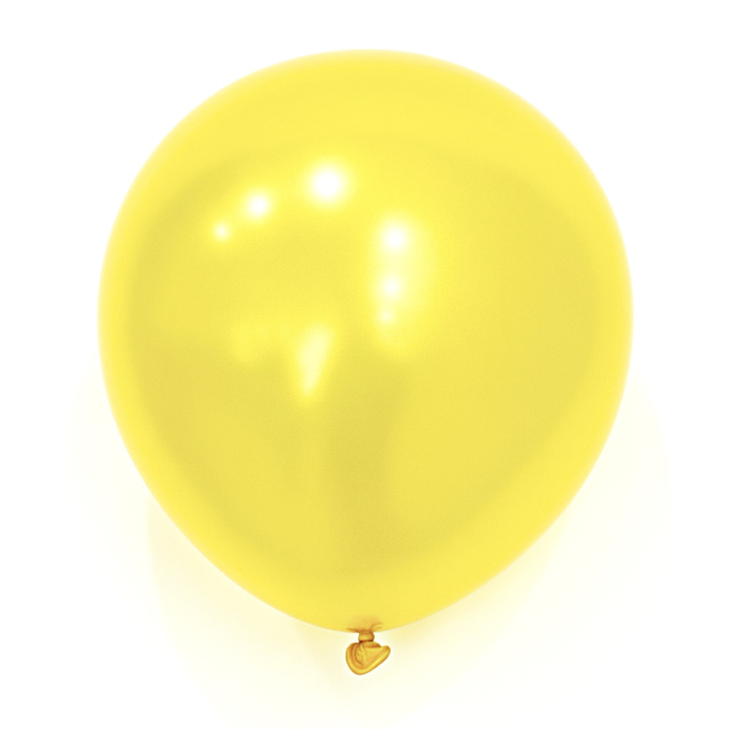 100ct, 12in, Pearl Yellow Latex Balloons