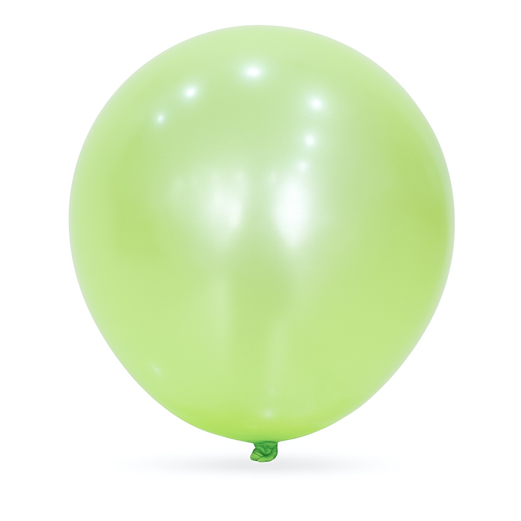 100ct, 12in, Pearl Light Green Latex Balloons