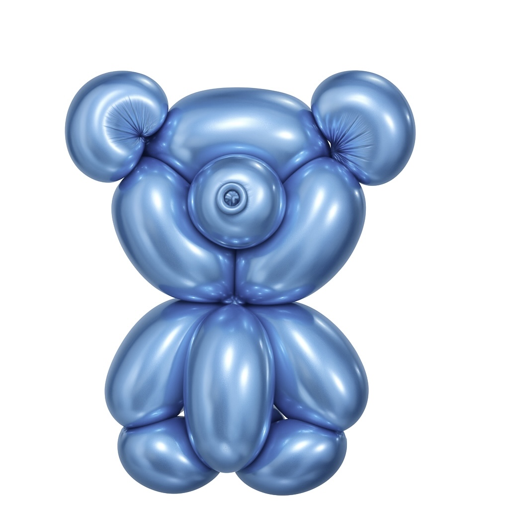100ct, 260, Metallic Blue Twisting Latex Balloons