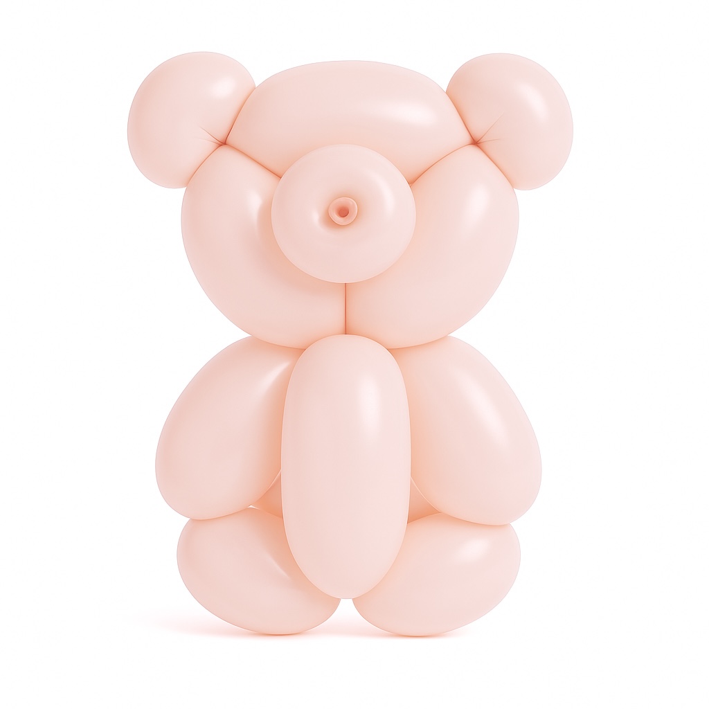 100ct, 260, Pastel Baby Pink Twisting Latex Balloons