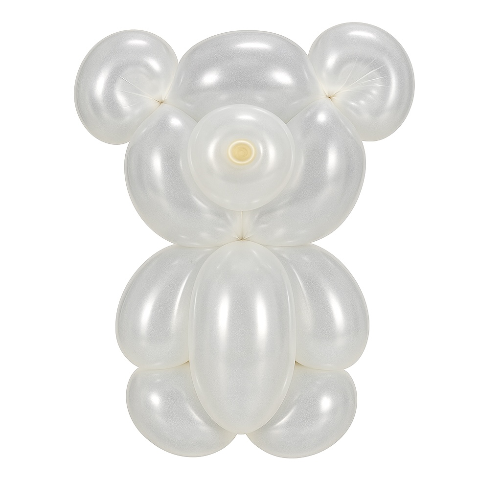 100ct, 260, Matte Clear Twisting Latex Balloons