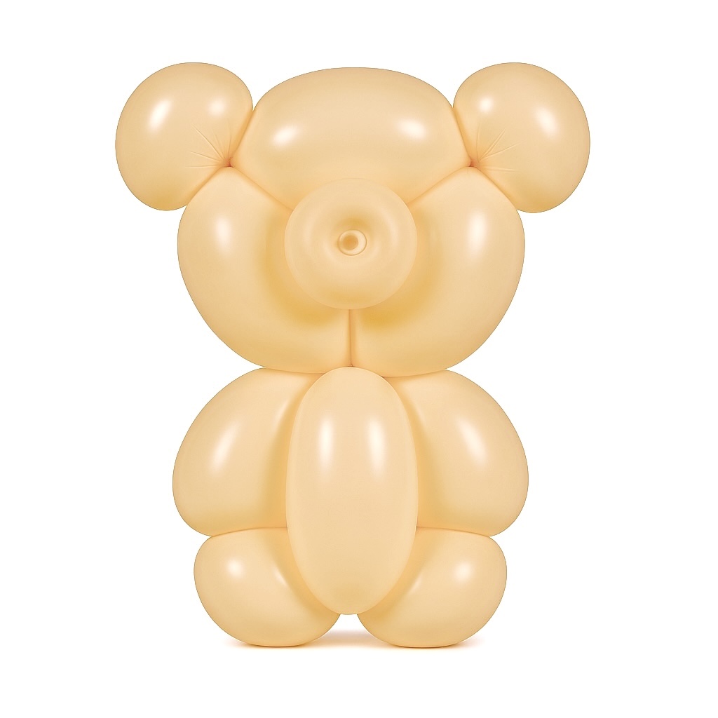 100ct, 260, Matte Nude Twisting Latex Balloons