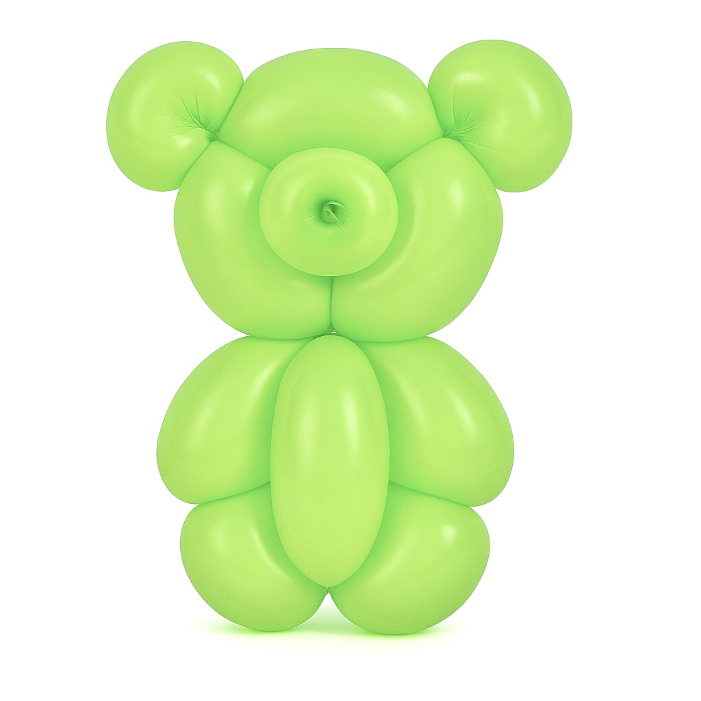 100ct, 260, Matte Apple Green Twisting Latex Balloons
