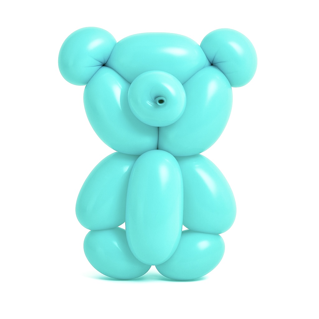 100ct, 260, Matte Tiffany Blue Twisting Latex Balloons