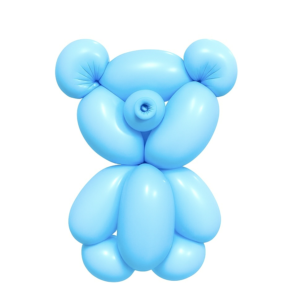 100ct, 260, Matte Light Blue Twisting Latex Balloons