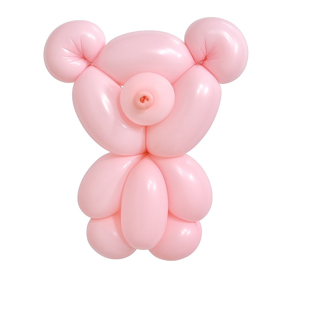 100ct, 260, Matte Baby Pink Twisting Latex Balloons