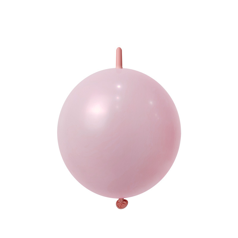 100ct, 12in, Pastel Pink Linking Latex Balloons