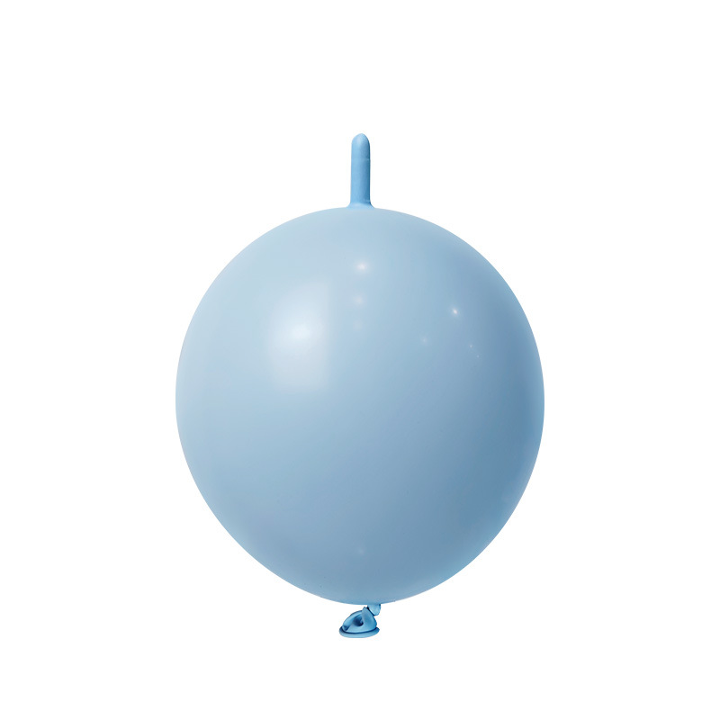 100ct, 12in, Pastel Blue Linking Latex Balloons