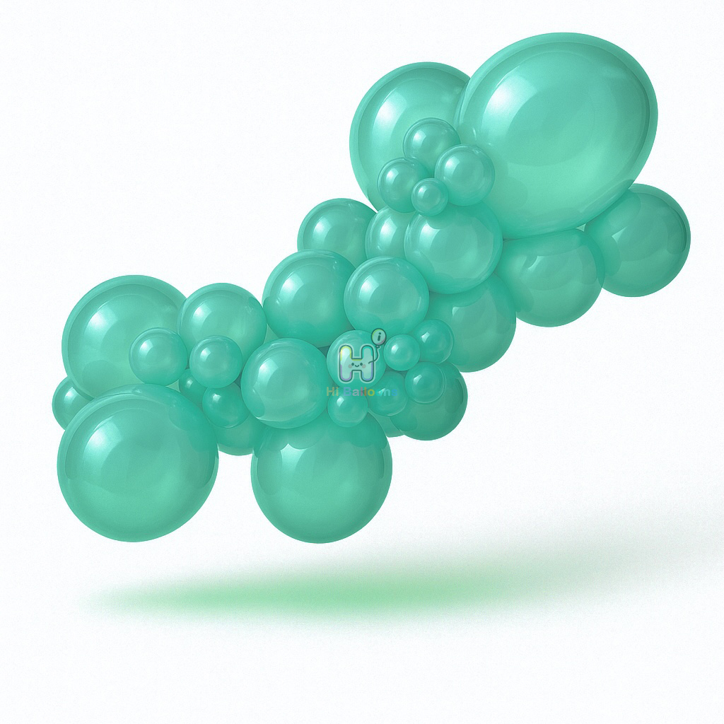 20FT,All Pearl Green Latex Balloon Arch Kit