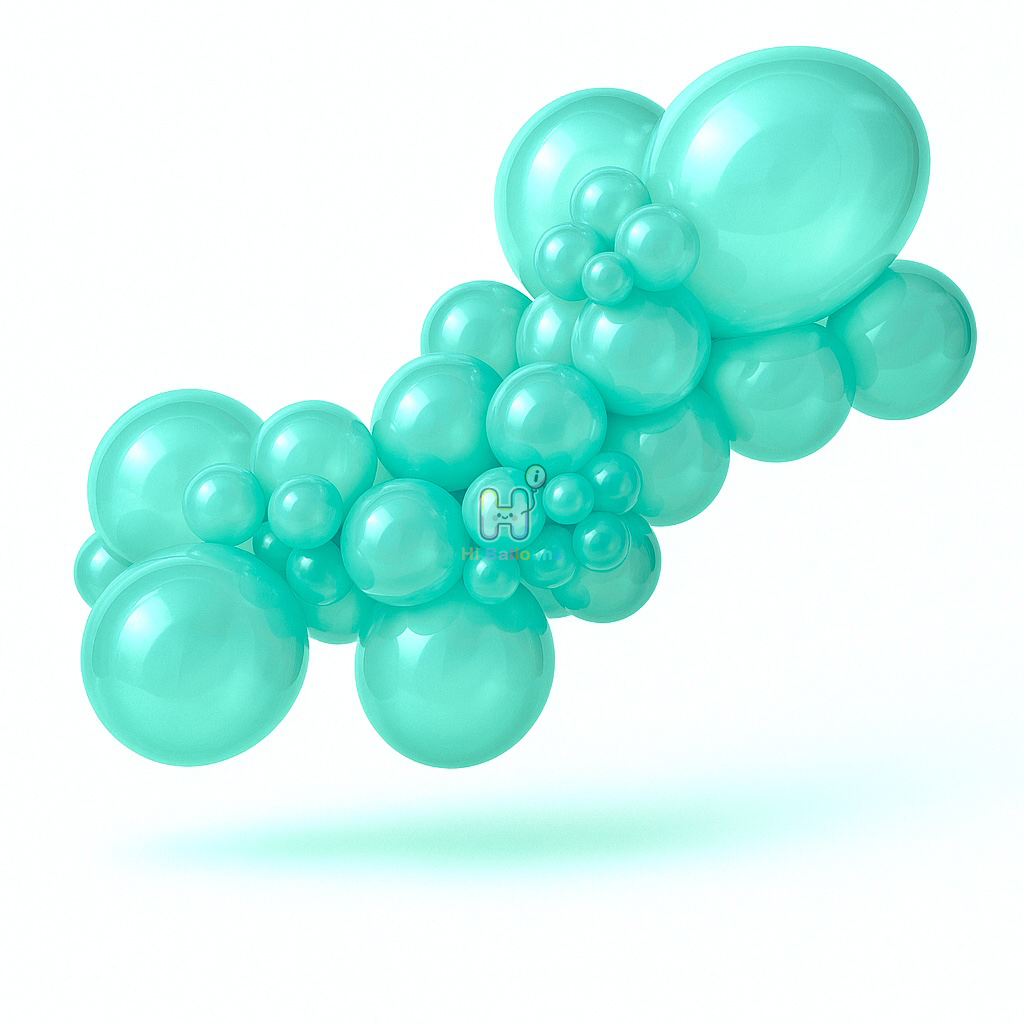 20FT,All Pearl Tiffany Blue Latex Balloon Arch Kit